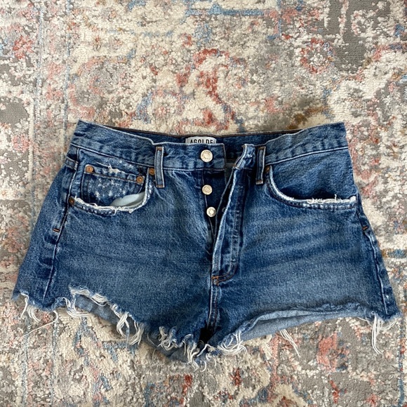 Agolde Pants - Agolde denim shorts